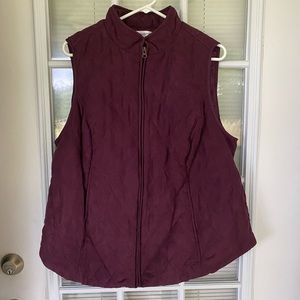Croft and Barrow Plum Vest